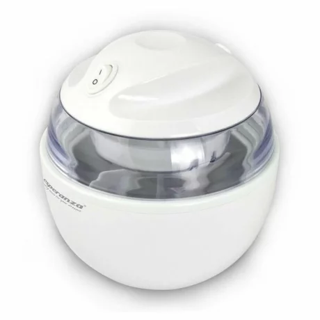 Aparat de facut inghetata Esperanza Vanilla, EKI001, 7W, 0.6l, Alb