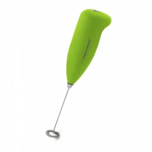 Aparat de spumat lapte electric Esperanza Latte, EKF001G, Verde