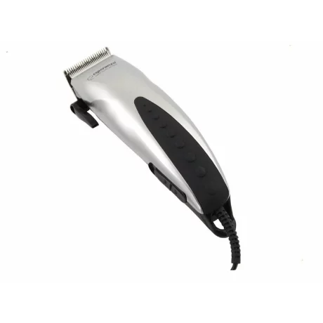 Aparat de tuns cu fir Esperanza Stylist, EBC003, Negru/Argintiu