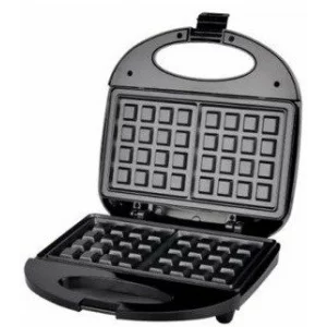 Aparat de preparare vafe Esperanza Rasberry, TKT003, 750W, Negru