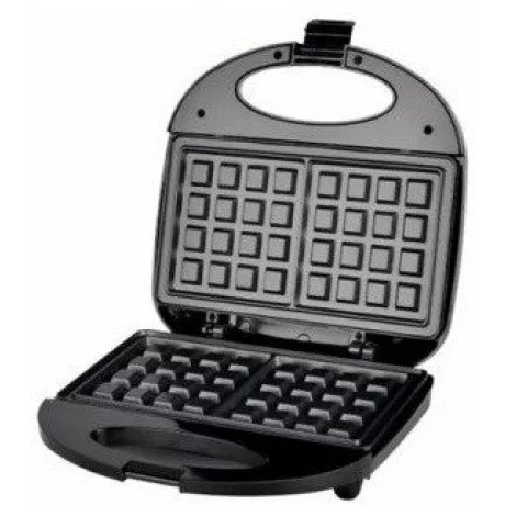 Aparat de preparare vafe Esperanza Rasberry, TKT003, 750W, Negru