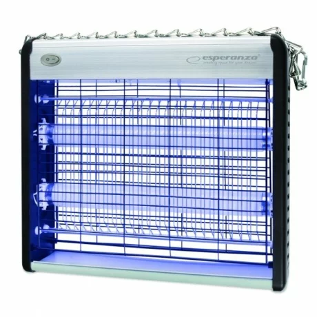 Aparat UV antiinsecte Esperanza Exterminator, EHQ003, 12W, acoperire 50mp, Alb