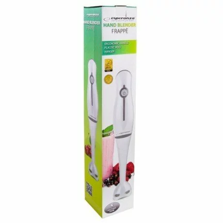 Blender vertical Esperanza Frappe, EKM001E, 250W, Alb/Gri