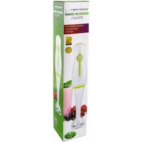 Blender vertical Esperanza Frappe, EKM001G, 250W, Alb/Verde