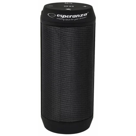 Boxa portabila FM Esperanza Fado, EP133K, radio FM, BT, USB, microSD, 2x3W, 1200mAh, Negru