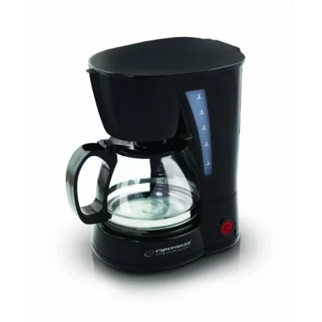 Cafetiera Esperanza Robusta, EKC006, 0.6l, 650W, Negru