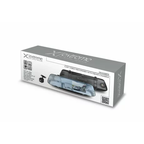 Camera video auto DVR Esperanza Extreme,  XDR106,  2.4&quot; LCD, spate, Full HD, Negru