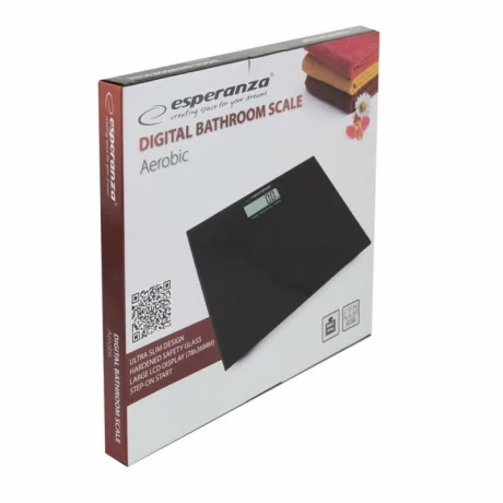 Cantar de baie Esperanza Aerobic EBS002K, 180kg, Negru