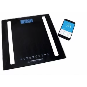 Cantar de baie Esperanza B.FIT, EBS016K, Bluetooth, 8 in1, Negru