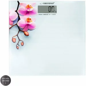 Cantar de baie Esperanza Orchid EBS010, 180kg, Alb