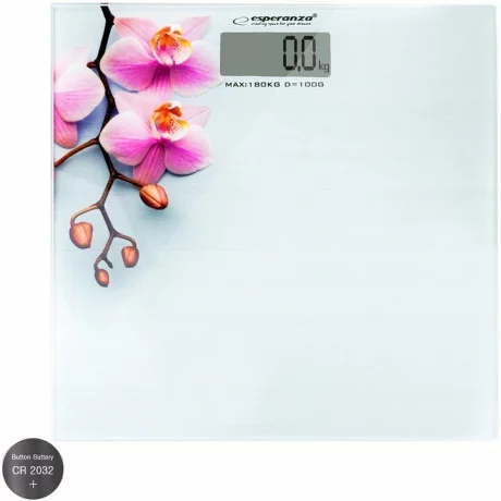 Cantar de baie Esperanza Orchid EBS010, 180kg, Alb