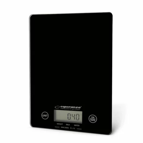 Cantar de bucatarie Esperanza Lemon, EKS002K, max. 5kg, Negru
