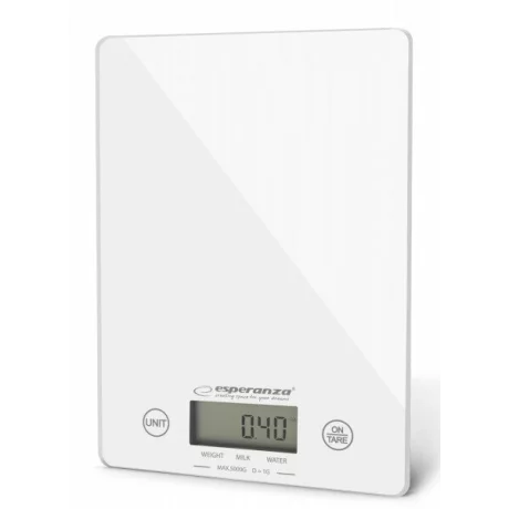 Cantar de bucatarie Esperanza Lemon, EKS002W, max. 5kg, Alb