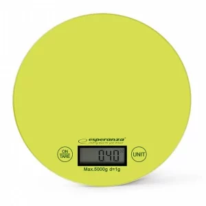 Cantar de bucatarie Esperanza Mango, EKS003G, max. 5kg, Verde