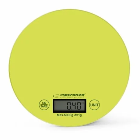 Cantar de bucatarie Esperanza Mango, EKS003G, max. 5kg, Verde