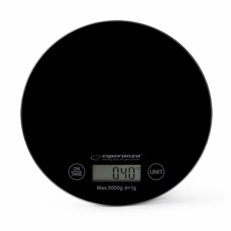 Cantar de bucatarie Esperanza Mango, EKS003K, max. 5kg, Negru