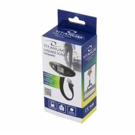 Cantar pentru bagaj Esperanza Backpacker, TTS001, max: 40 kg, Negru