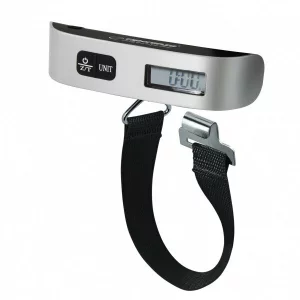 Cantar pentru bagaj Esperanza Globetrotter, ETS002, max: 50 kg, Argintiu