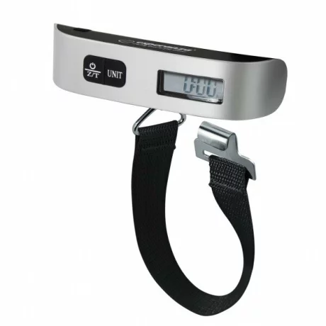 Cantar pentru bagaj Esperanza Globetrotter, ETS002, max: 50 kg, Argintiu