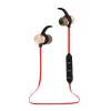 Casti bluetooth cu microfon Esperanza Magnetic Metal, EH186, Negru/Rosu