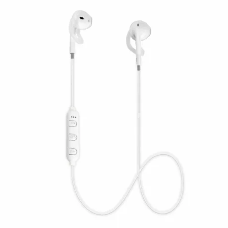 Casti bluetooth cu microfon Esperanza Sport, EH187W, Alb