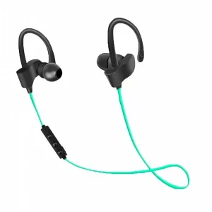 Casti bluetooth cu microfon Esperanza Sport, EH188G, Negru/Verde