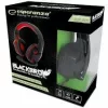 Casti gaming cu microfon Esperanza Blackbird, EGH400, stereo, 2m, Negru/Rosu
