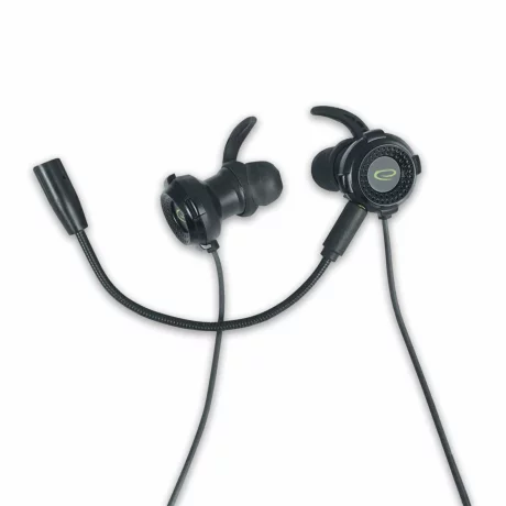 Casti gaming cu microfon Esperanza Mamba, EGH202K, 3.5 mm, 1.2 m, Negru