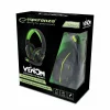 Casti gaming cu microfon Esperanza Venom, EGH380, stereo, 2m, Negru/Verde