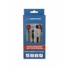 Casti stereo cu microfon Esperanza, EH192R, Negru/Rosu