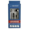 Casti stereo cu microfon Esperanza EH193KW, Negru/Alb