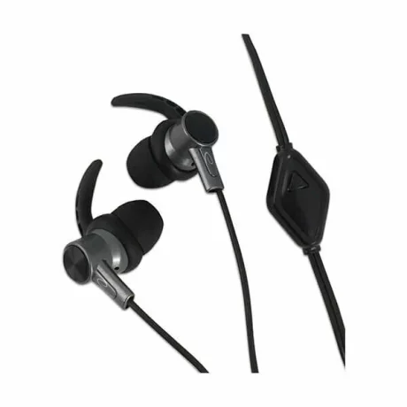 Casti stereo cu microfon Esperanza EH198KS, Negru/Gri