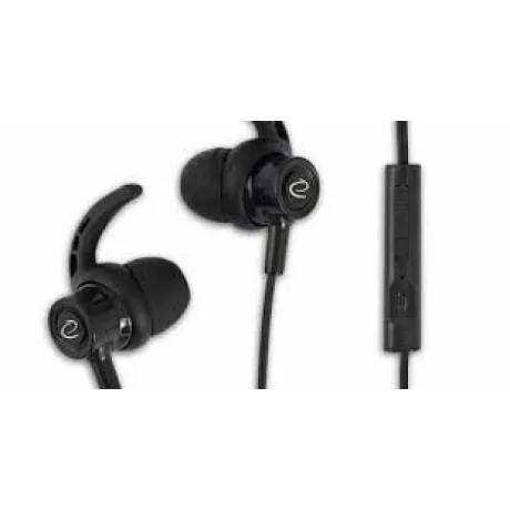 Casti stereo cu microfon Esperanza, EH199K, control volum, Negru