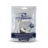 Casti stereo cu microfon Esperanza Titanium, TH109W, Alb
