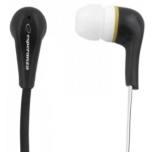 Casti stereo Esperanza Lollipop, EH146K, Negru