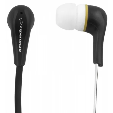 Casti stereo Esperanza Lollipop, EH146K, Negru