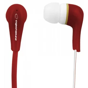 Casti stereo Esperanza Lollipop, EH146R, Rosu