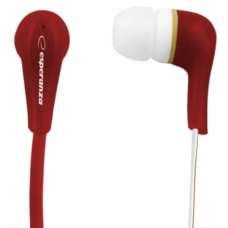 Casti stereo Esperanza Lollipop, EH146R, Rosu