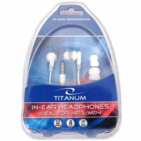 Casti stereo Esperanza Titanum, TH103, Alb