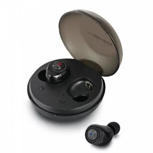 Casti True Wireless cu microfon Esperanza Cetus, EH229K, Bluetooth, Touch control, Negru