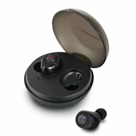 Casti True Wireless cu microfon Esperanza Cetus, EH229K, Bluetooth, Touch control, Negru