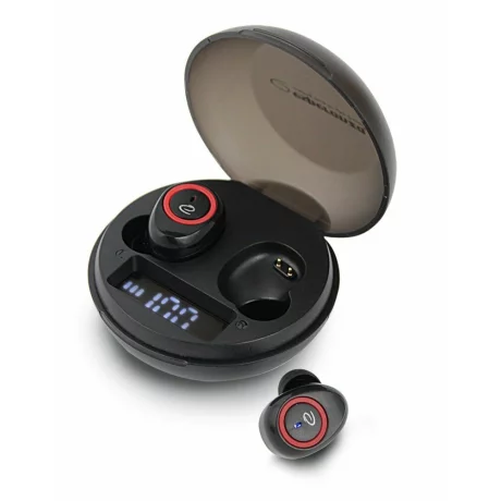 Casti True Wireless cu microfon Esperanza Volans, EH236K, Bluetooth, Touch control, Negru