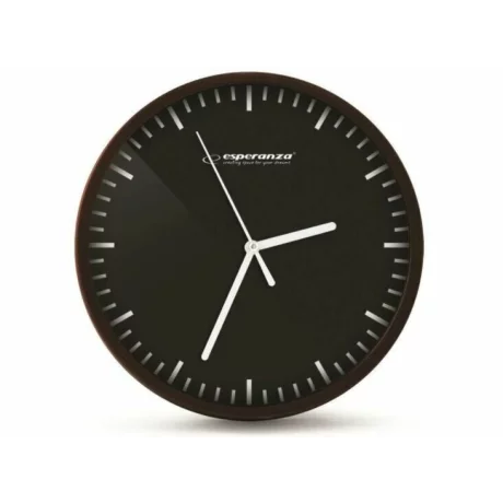 Ceas de perete Esperanza Budapesta, EHC010K, Negru