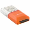 Cititor de card Esperanza EA134O, MicroSD, USB 2.0, Portocaliu