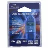 Cititor de card Esperanza Titanium, TA101B, SDHC, Usb 2.0, Albastru