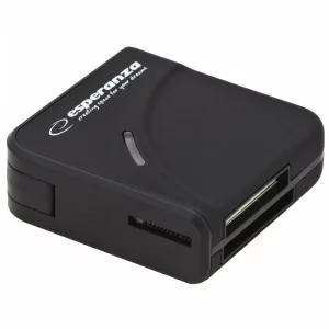 Cititor de carduri Esperanza EA130, All in one, USB 2.0, Negru