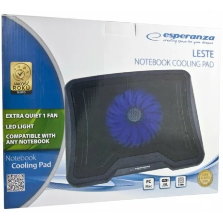 Cooler laptop Esperanza Leste, EA143, 15.6&quot;, Negru