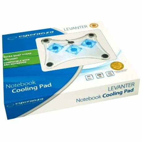 Cooler laptop Esperanza Levanter, EA107,  15.6&#039;&#039;, Alb