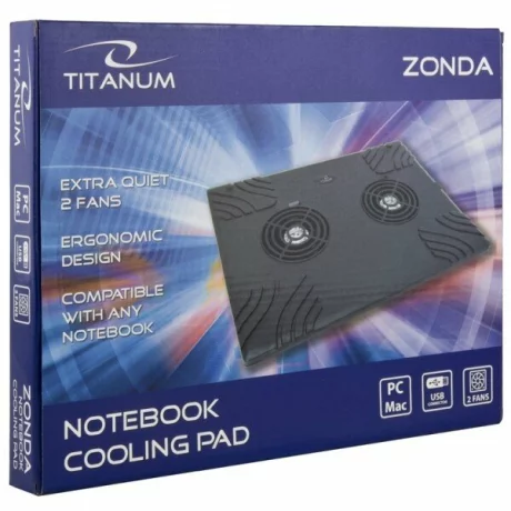 Cooler laptop Esperanza Zonda, TA102, 15.6&quot;, Negru