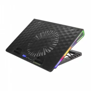Cooler laptop gaming Esperanza Alize, EGC101, iluminare RGB, Negru